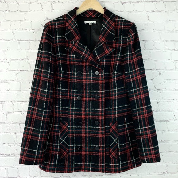 CAbi Jackets & Blazers - CAbi Manhattan Tartan Plaid Jacket Blazer Style 165